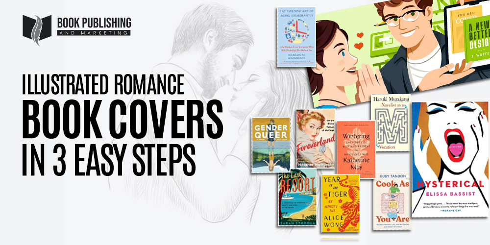 Illustrated Romance Book Covers